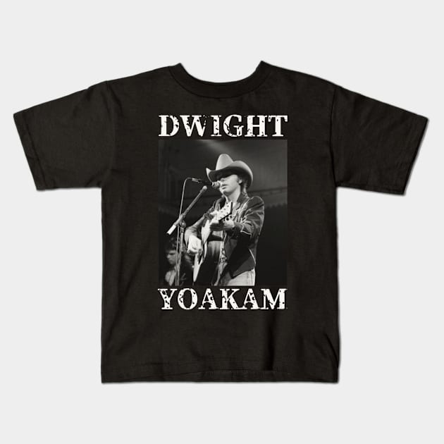 Dwight Yoakam Kids T-Shirt by PlokadStories